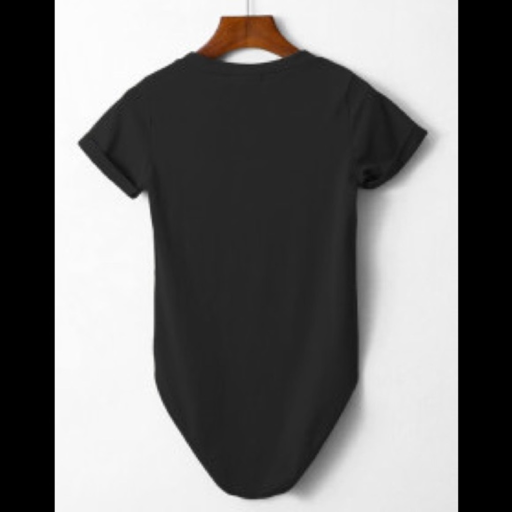💋The Vneck Tee Bodysuit - Picture 3 of 5